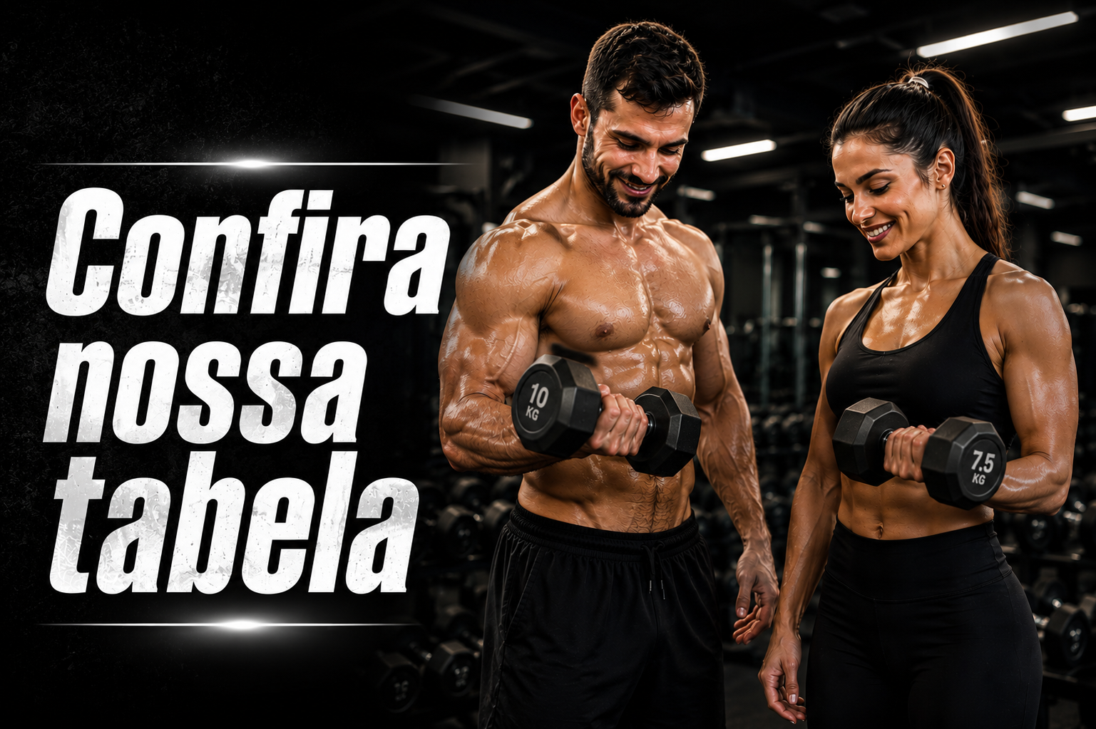 Confira nossa tabela - atletas treinando com produtos Landerlan Gold