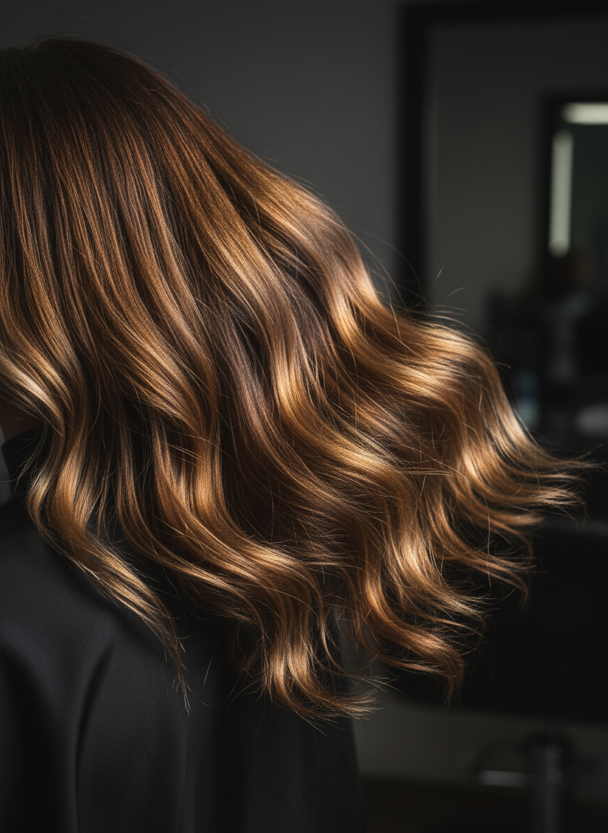 Balayage highlights — Natural dimensional sun-kissed color
