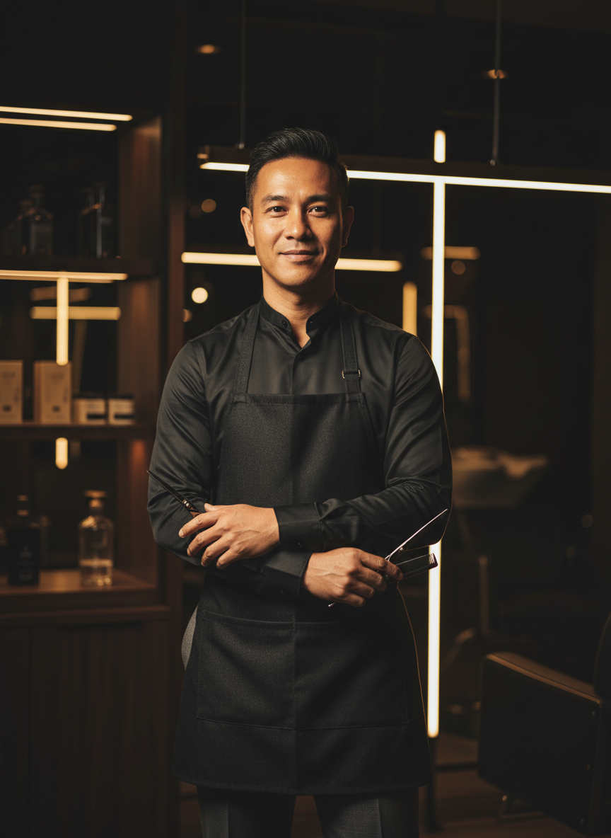 Douglas Lima, founder and lead stylist at Douglas Lima Hair salon