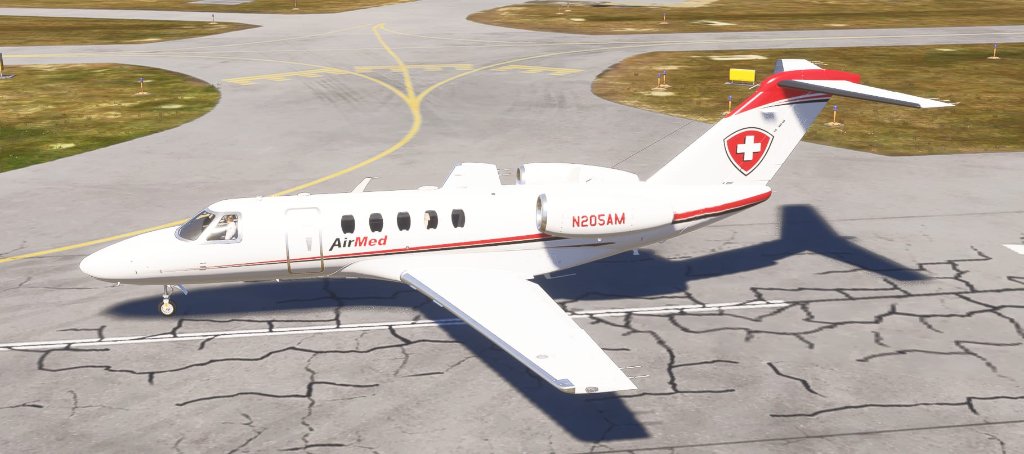 Cessna Citation CJ4 medical charter aircraft