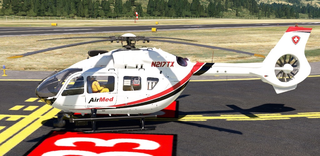 Airbus H145 medical charter aircraft