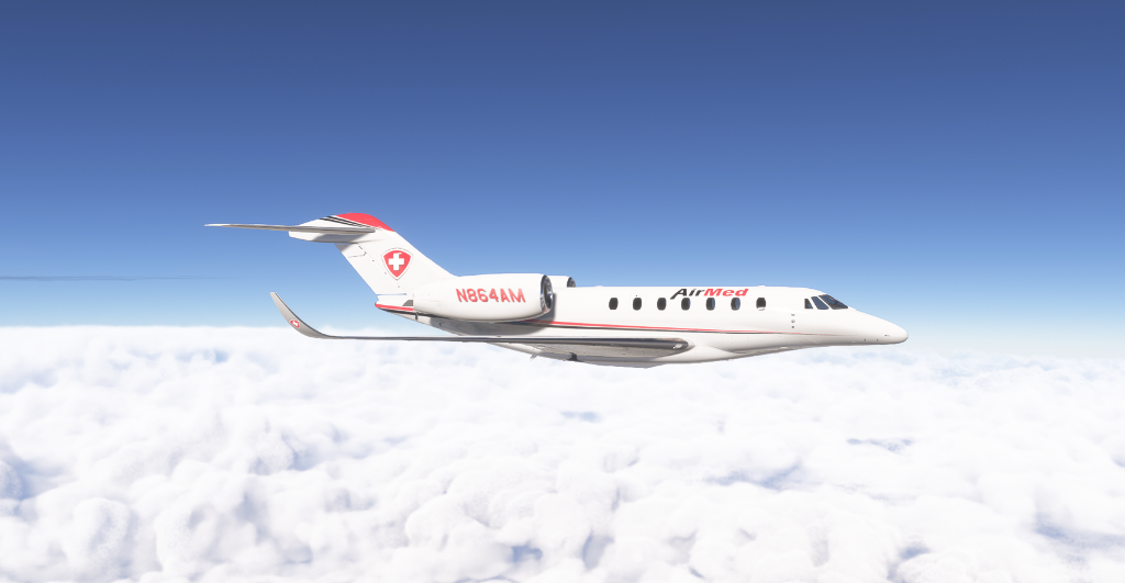 Cessna Citation C750 X medical charter aircraft