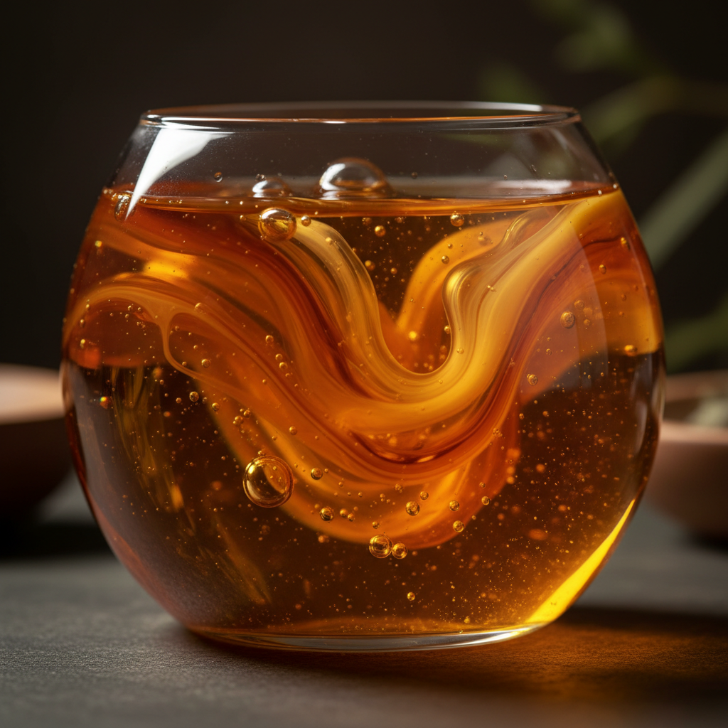 Botanical oils being blended