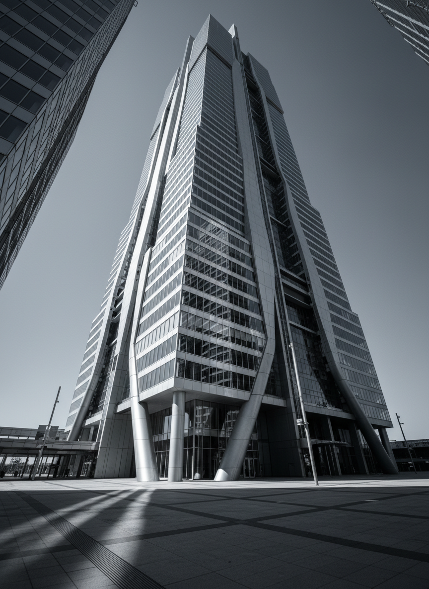 Modern skyscraper architecture representing structural integrity