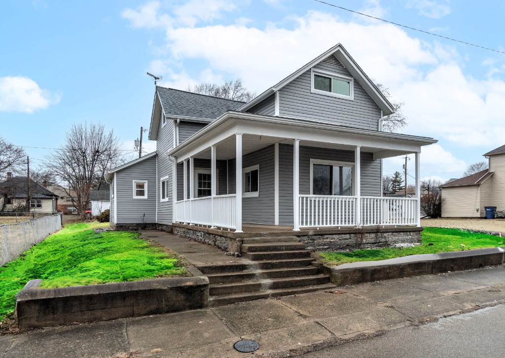 New Siding, New Roof, and New Railing