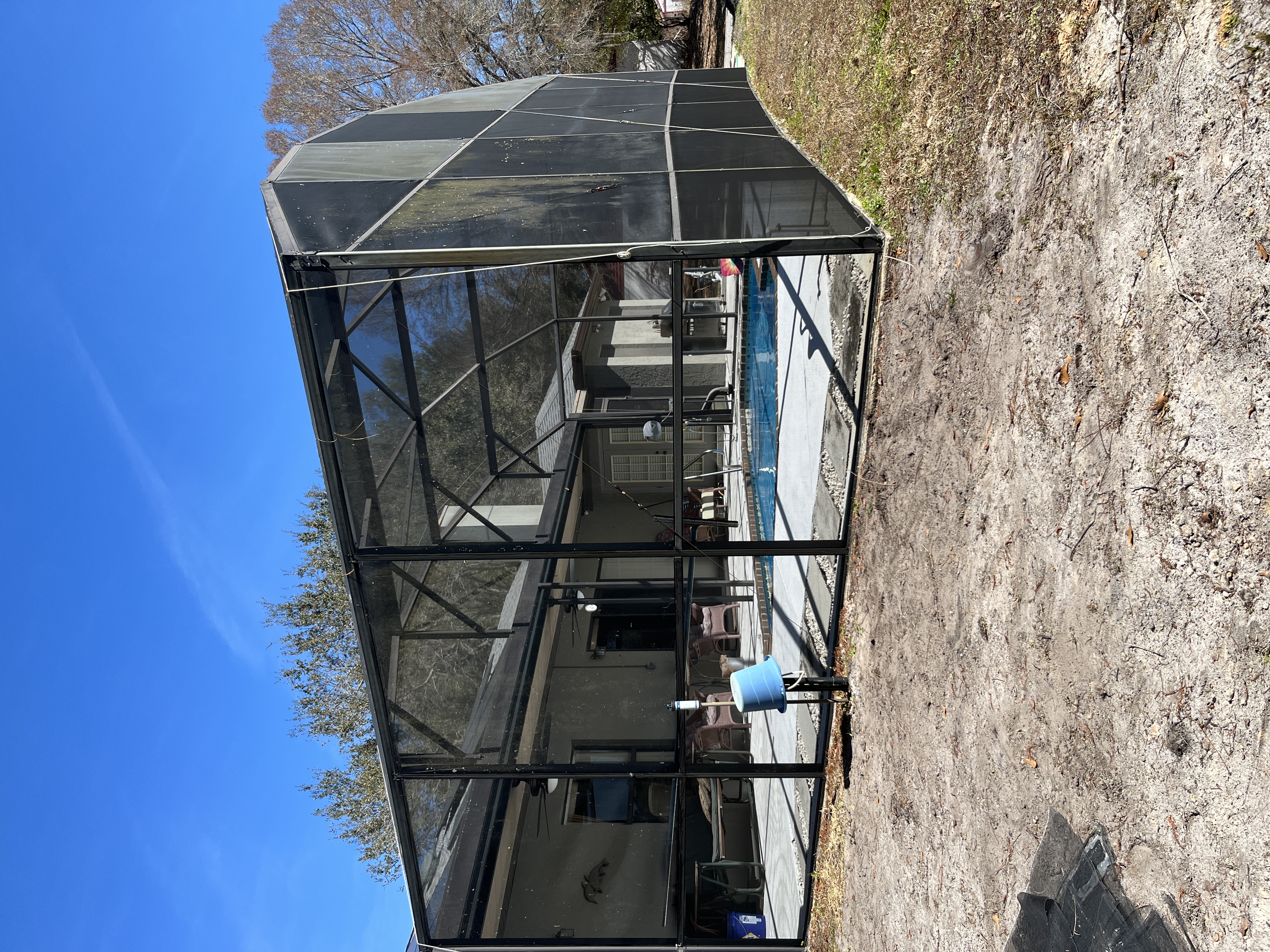 Pool enclosure screening — example for pool, patio, porch and lanai screen repair service in Casselberry, FL