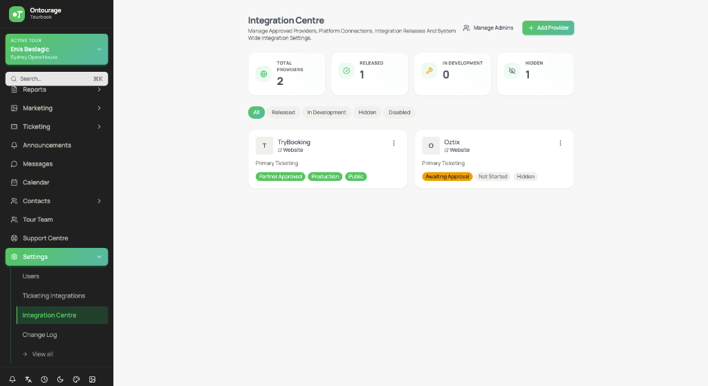 Integration Centre