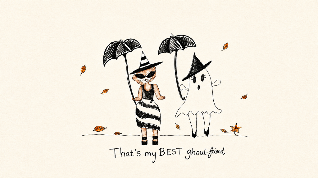 Best Ghoul Friend — Desktop Wallpaper