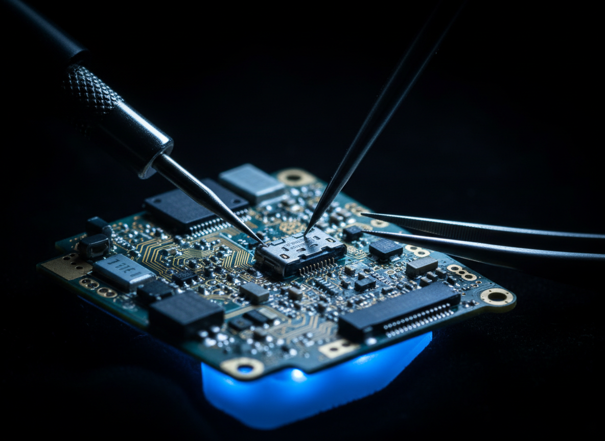 Charge port repair on smartphone at Five Star Stockton CA
