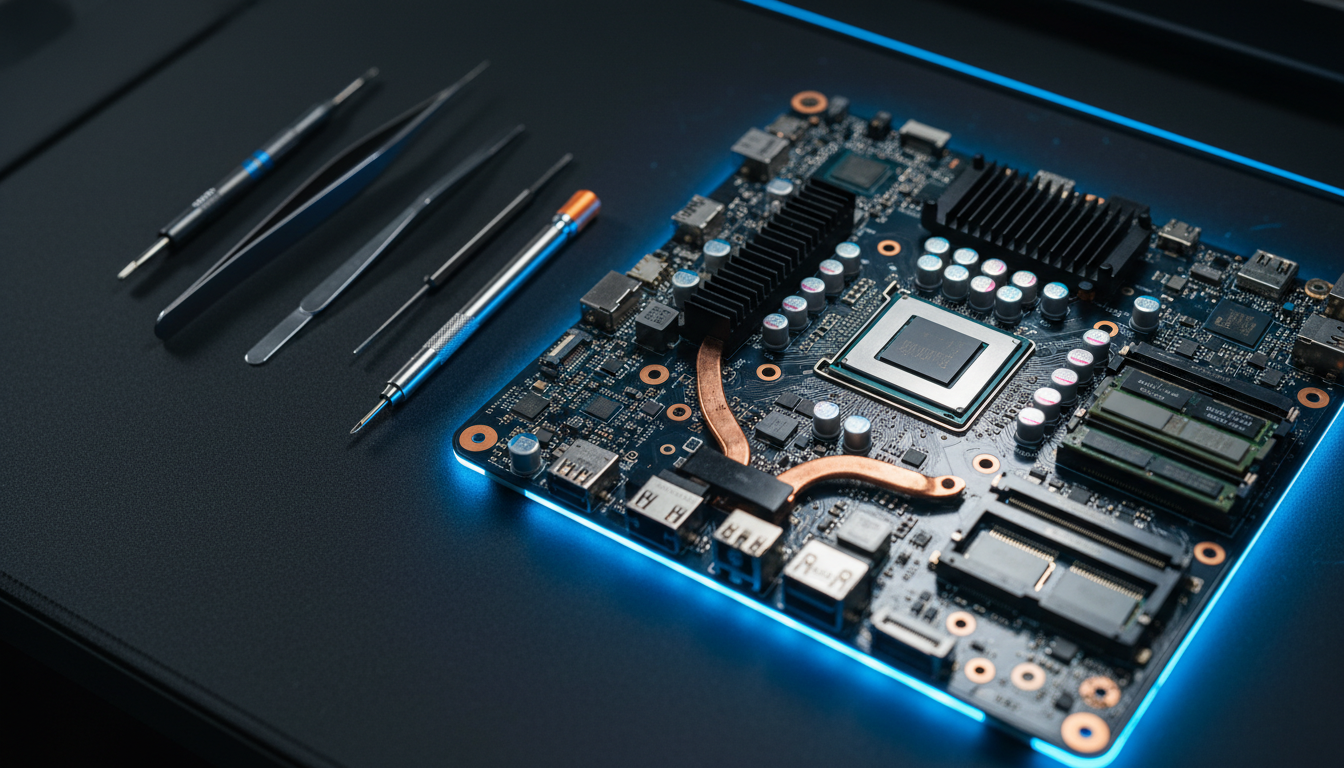 Professional laptop and desktop computer repair in Stockton CA - Five Star motherboard diagnostics