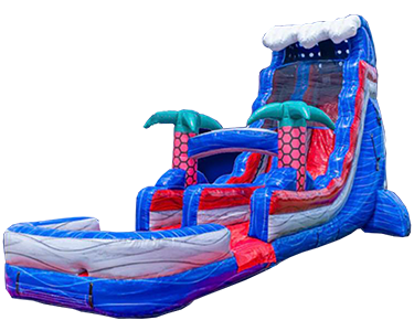 Blue Yellow Wave Slide