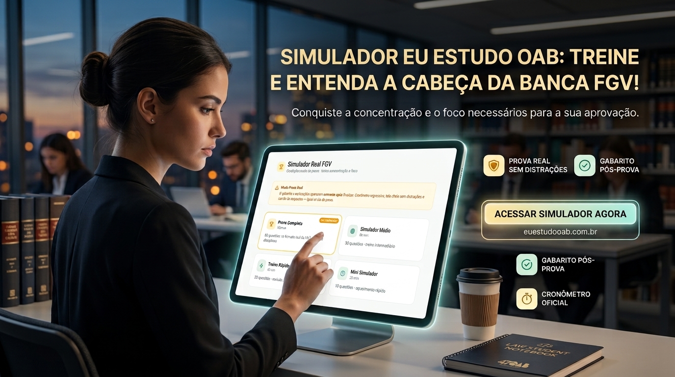 Simulador EU Estudo OAB