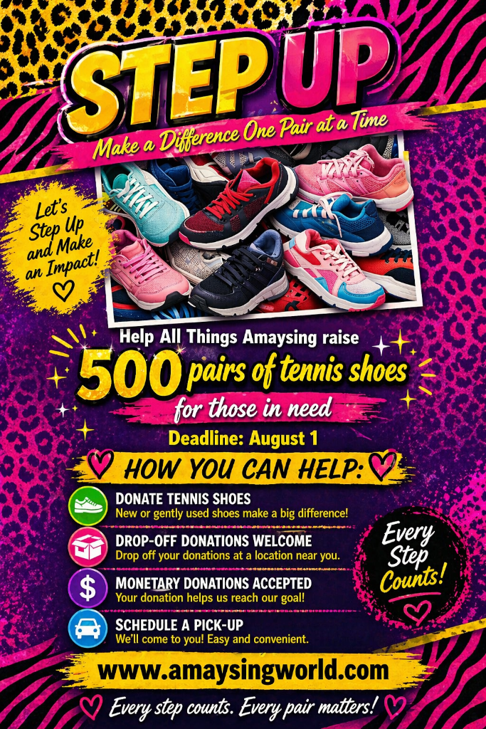Step Up Shoe Drive flyer