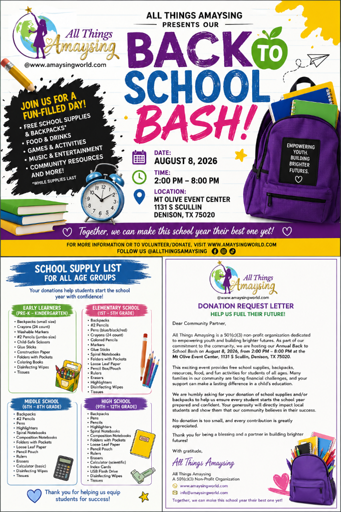 Back To School Bash!
