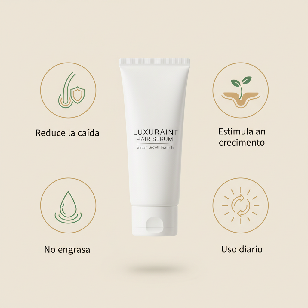 Beneficios del Sérum — Reduce caída, estimula crecimiento