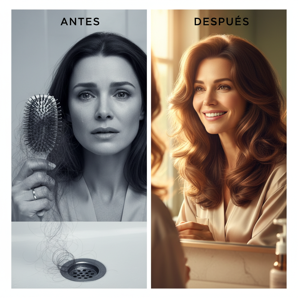 Antes y después — caída vs crecimiento real