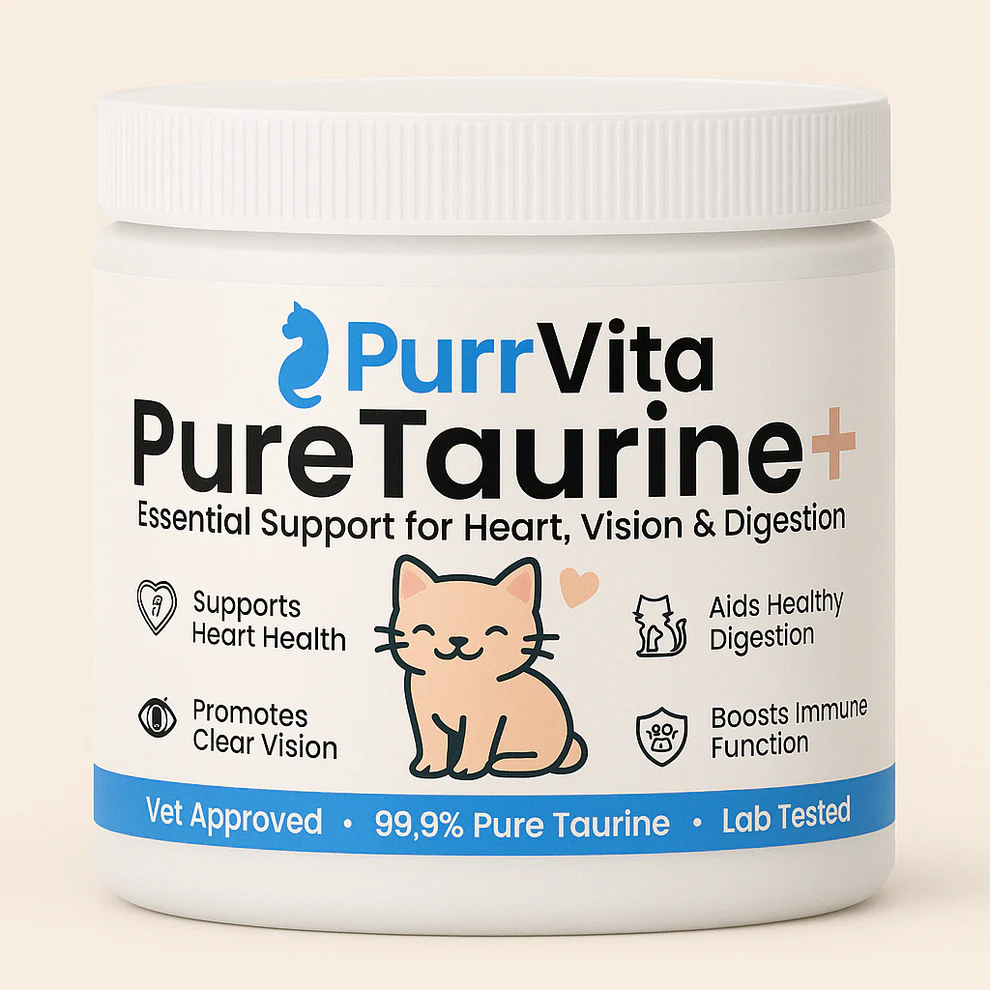 PureTaurine+ — empaque oficial PurrVita