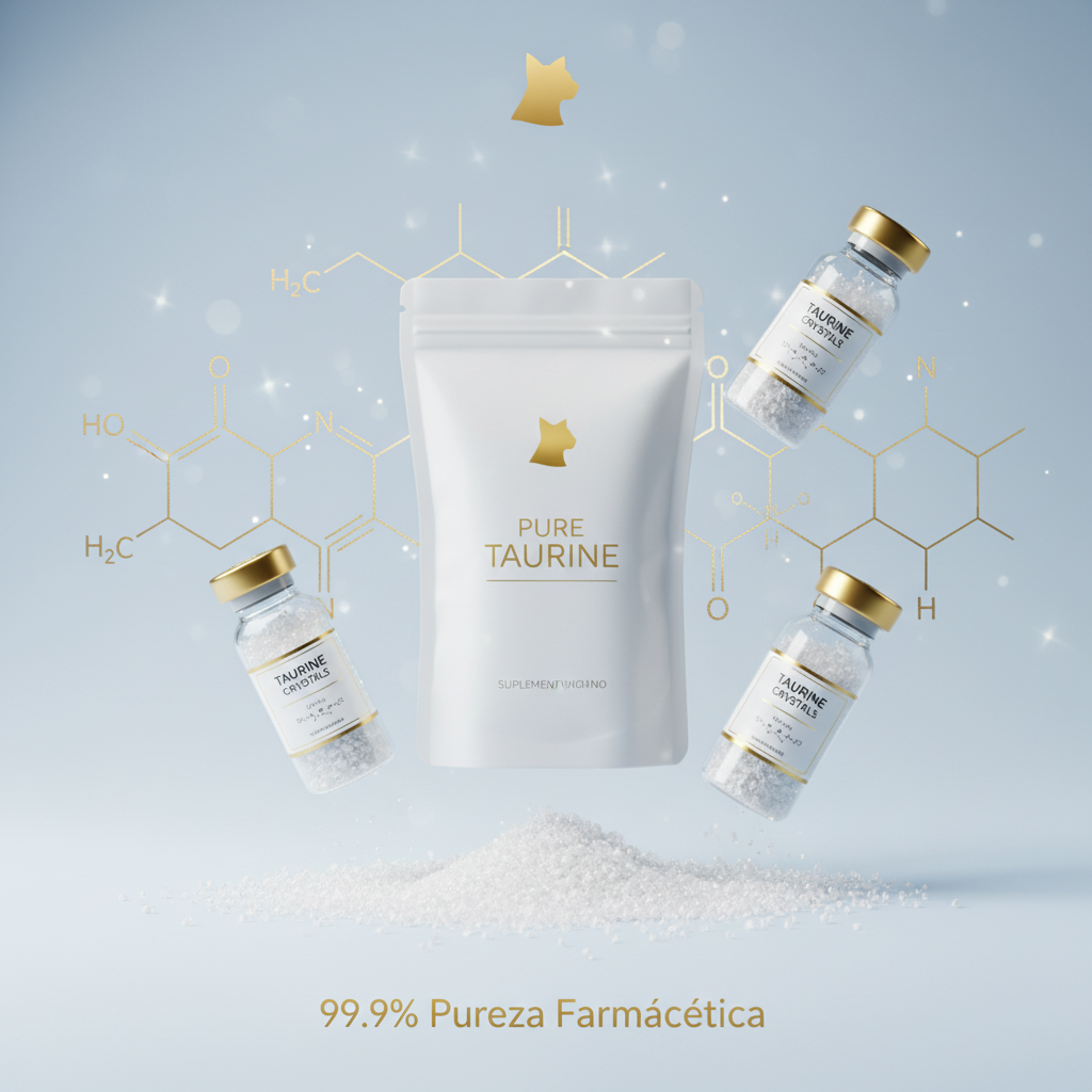 Pure Taurine — 99.9% pureza farmacéutica verificada