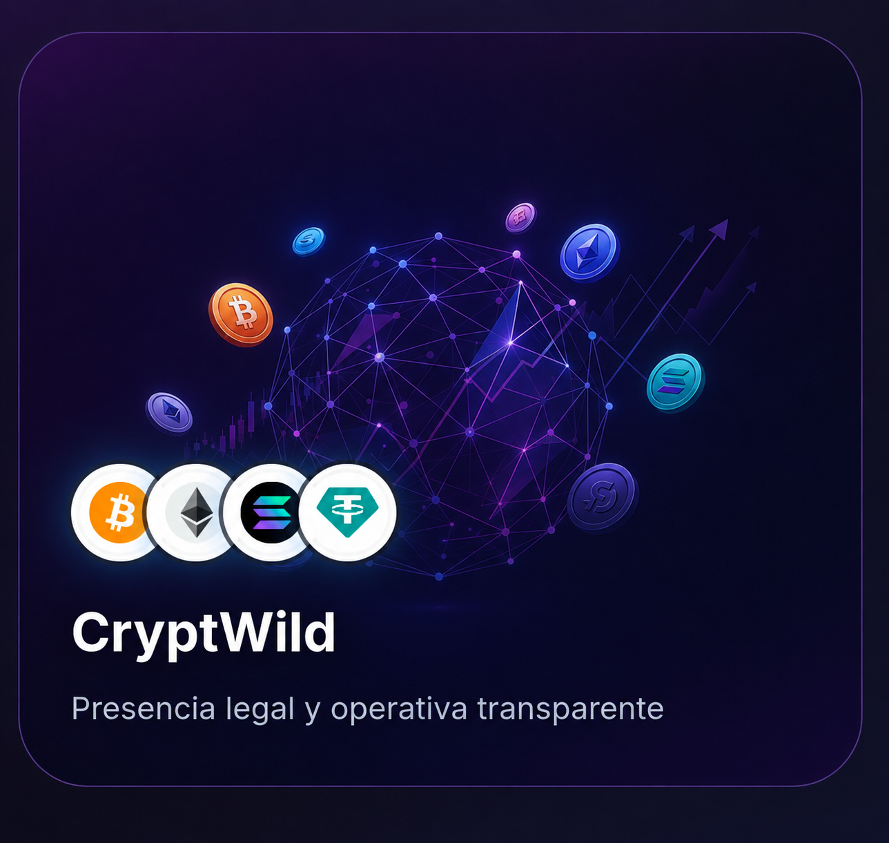 Presencia legal y operativa de Cryptwild