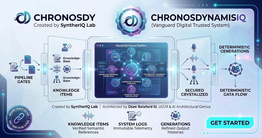 ChronosDynamisIQ Architecture Pipeline