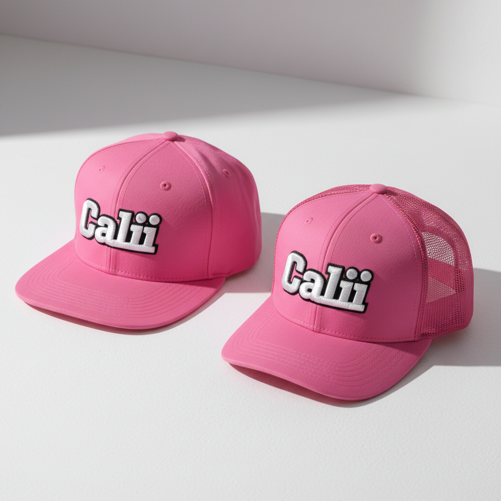 Pink hat