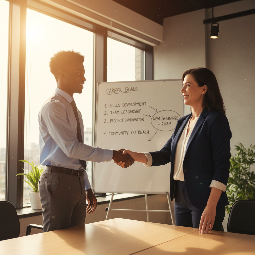 Young man successfully reintegrating into society with employment support