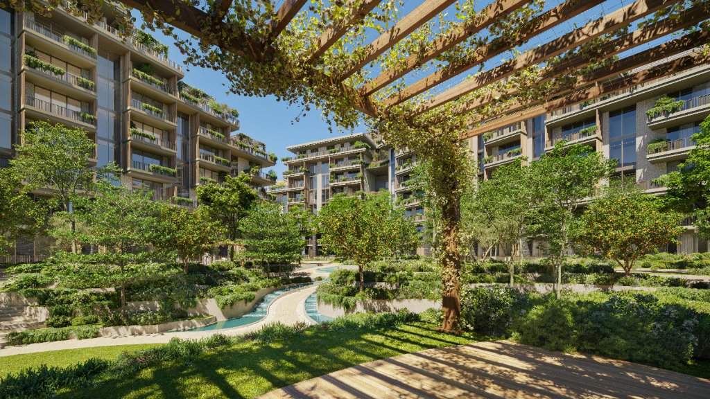 Courtyard — Golden Hour