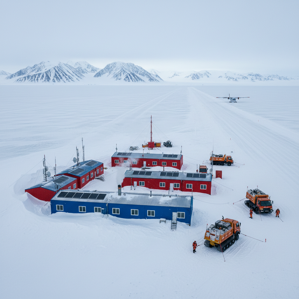 Running in ANTARCTICA
