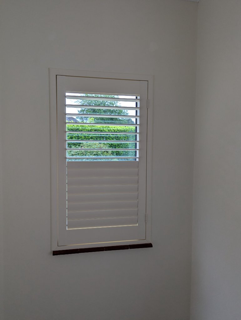 Plantation Shutters — Hallway