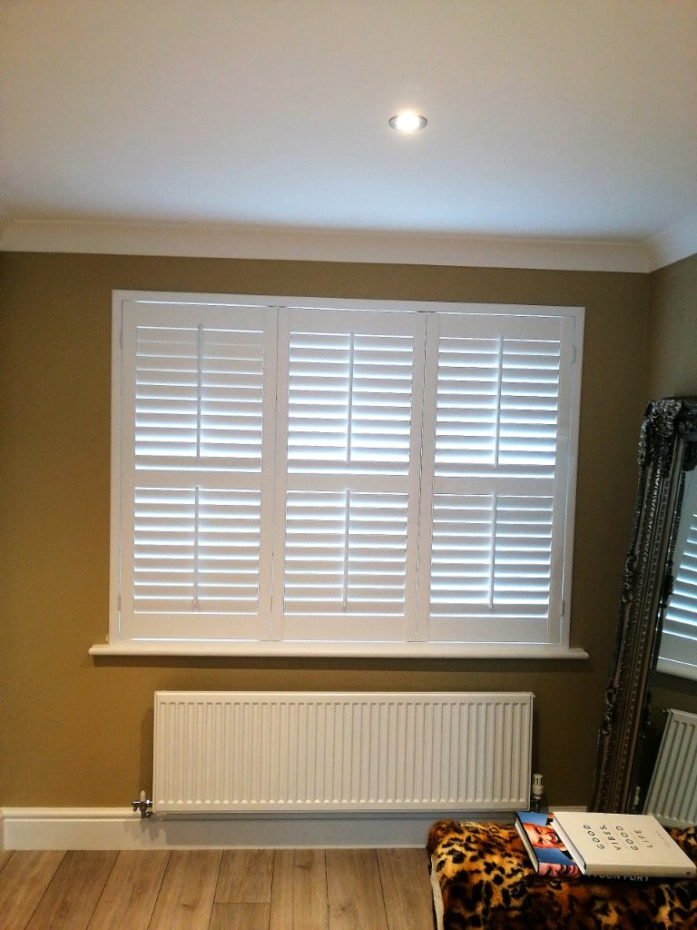 White Plantation Shutters — New Home