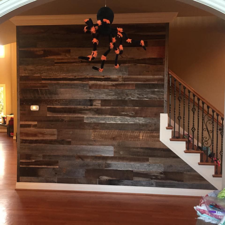 Reclaimed Wood Accent Wall