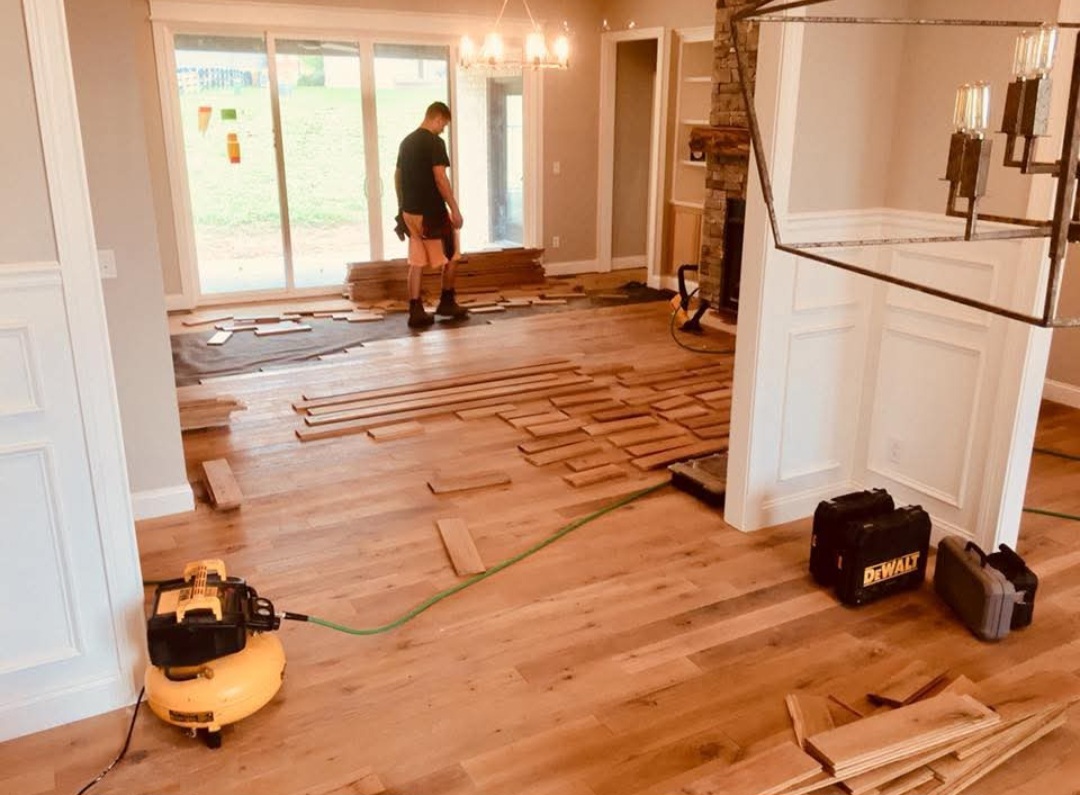 Flooring Work in Progress