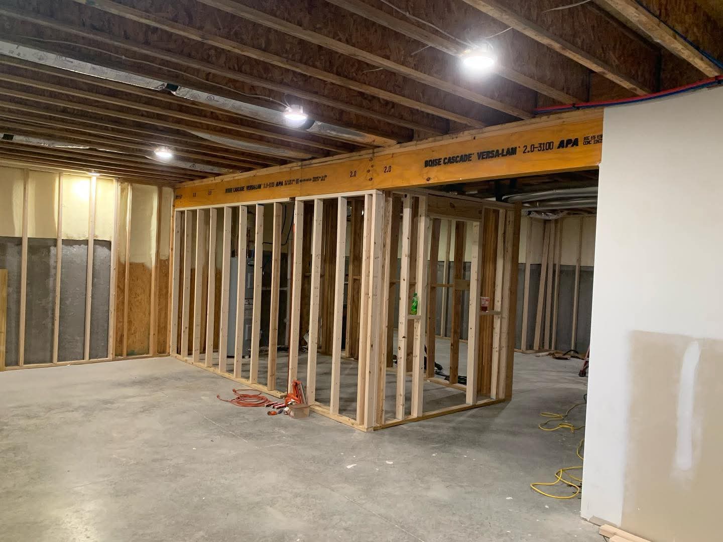 Basement Framing & Construction