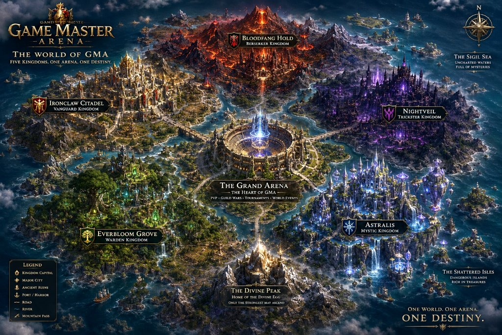GMA Kingdom — The World Map