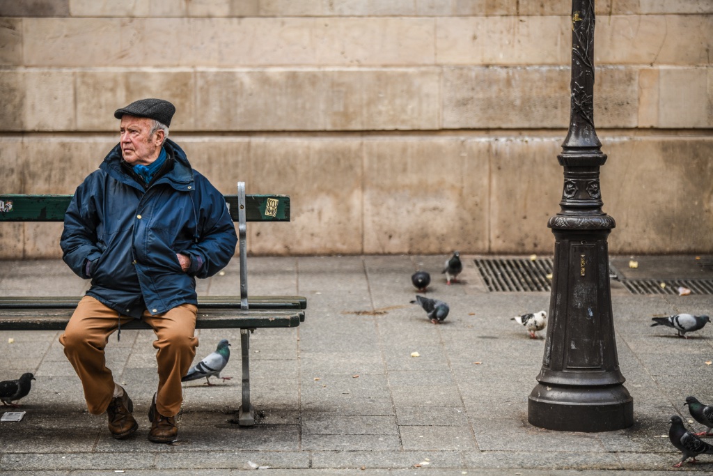 Paris Bench Portrait