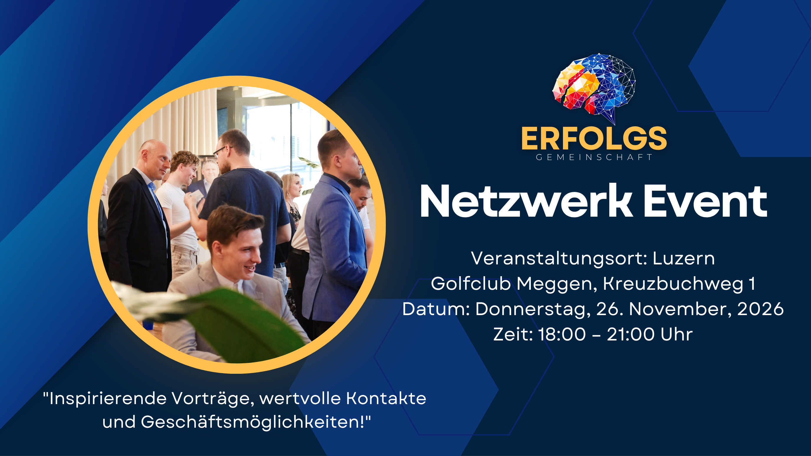 Unternehmer Netzwerk-Event in Luzern