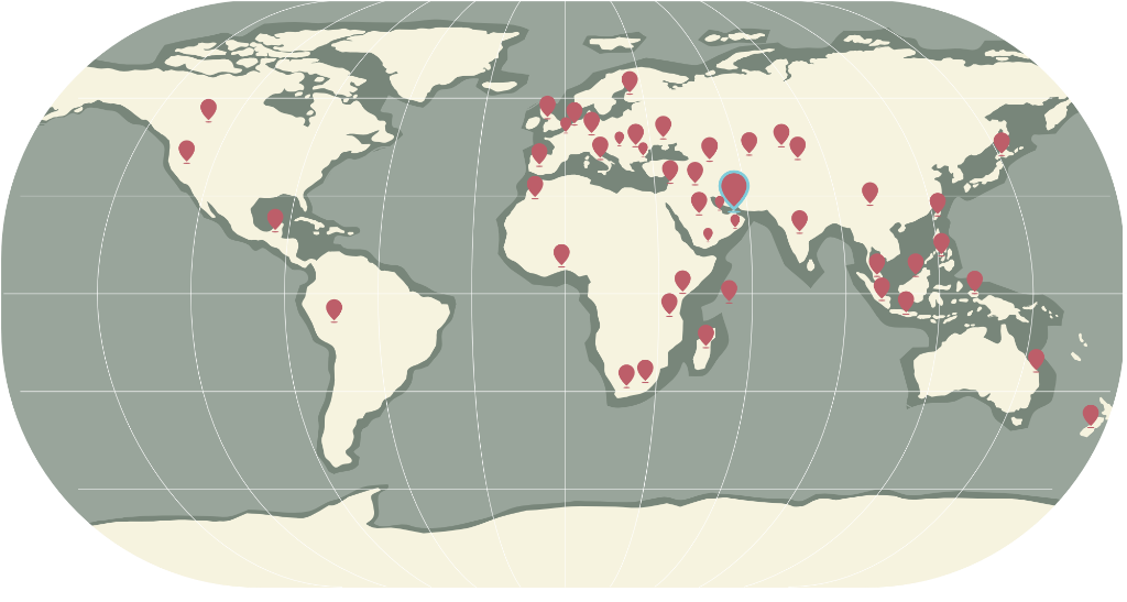 BioConserve global project map