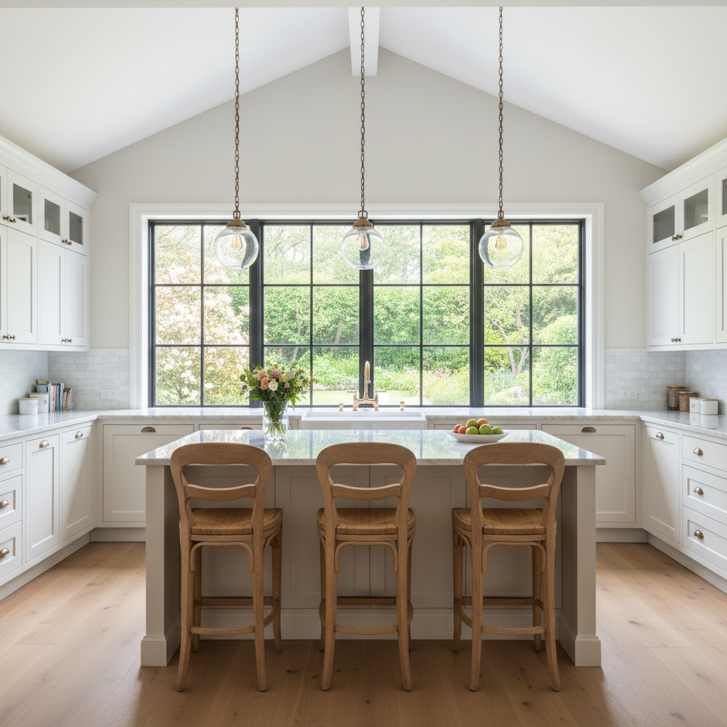 Modern country kitchen interior