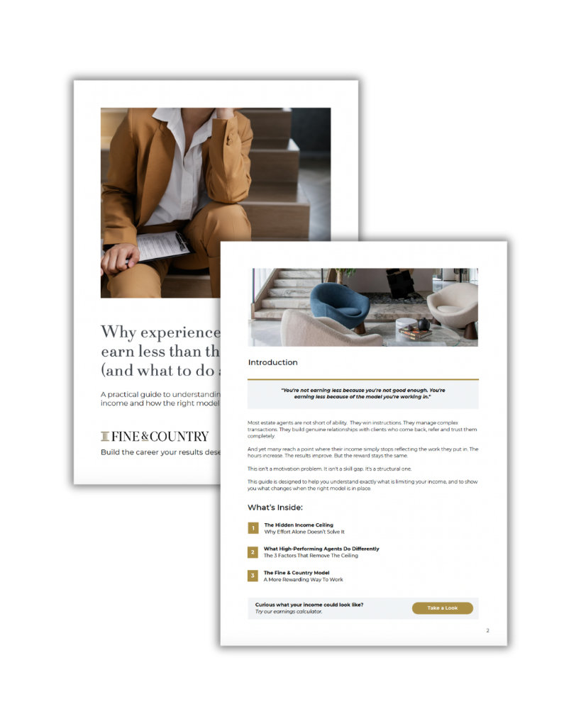 Free guide preview - Why experienced estate agents earn less than they should