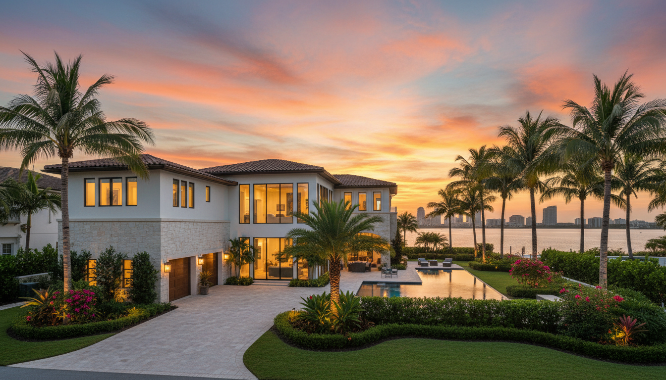 Luxury custom home built by JR Custom Homes in Tampa Bay, Florida