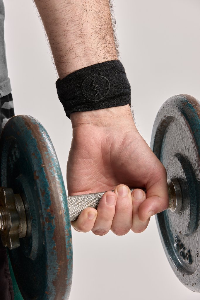 Flex in the gym