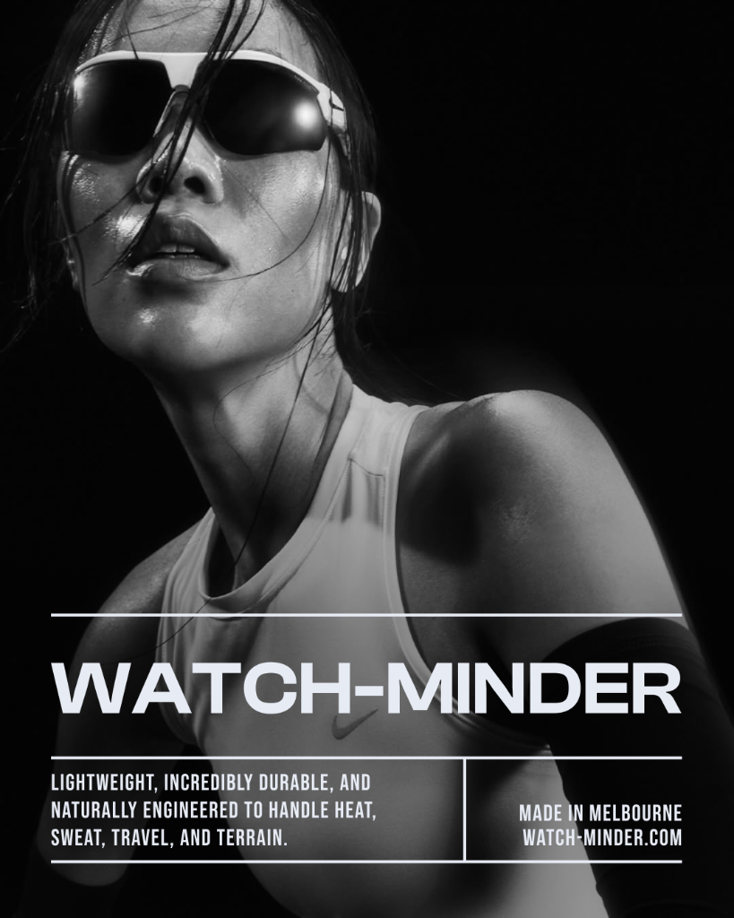 WATCH-MINDER™ merino wool watch protection band