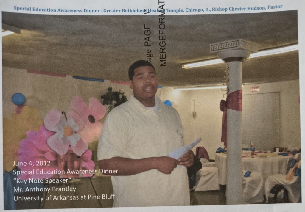 Keynote Speaker: Mr. Anthony Brantley, University of Arkansas at Pine Bluff — June 4, 2012