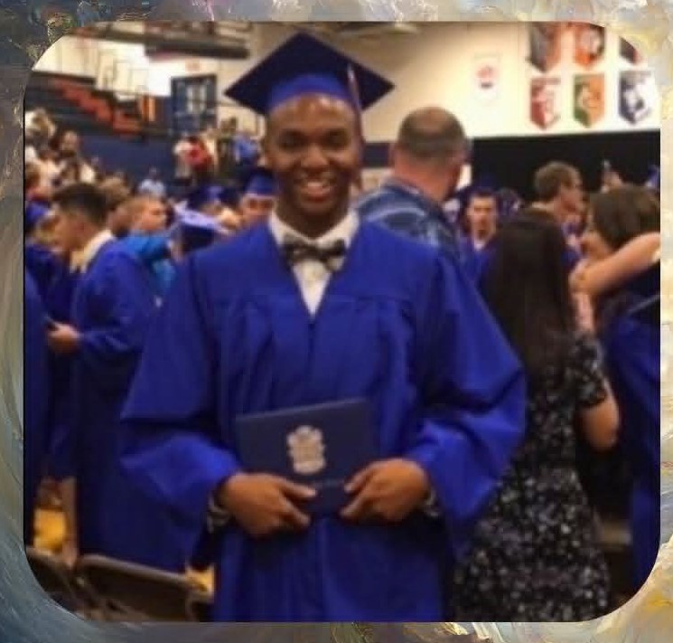 Judah Raymond Morgan at graduation