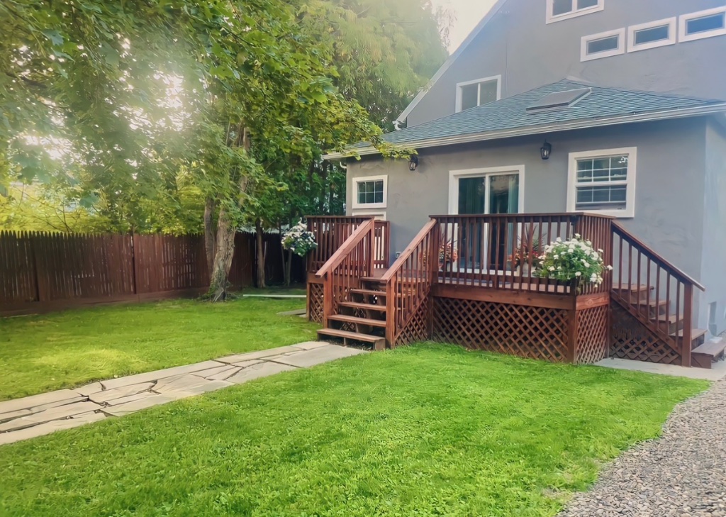 Rear Exterior & Grounds - After