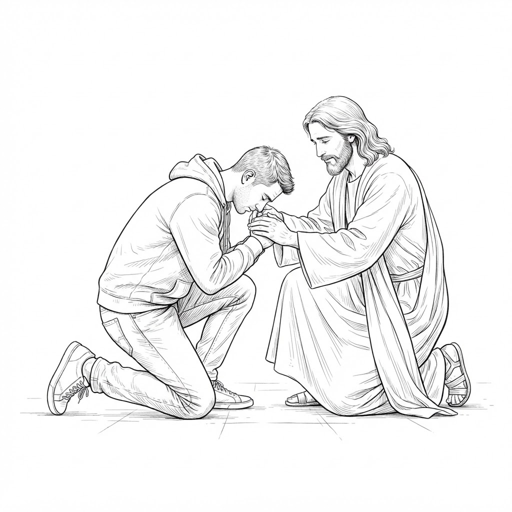 Artistic illustration representing How to Be Saved
