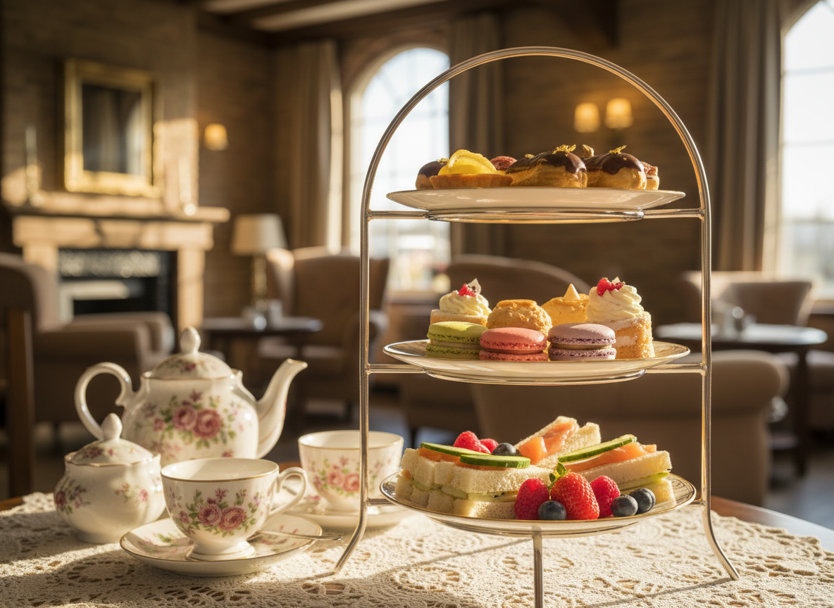 Luxe High Tea arrangement bij Dorpshuis De Zandlôôper