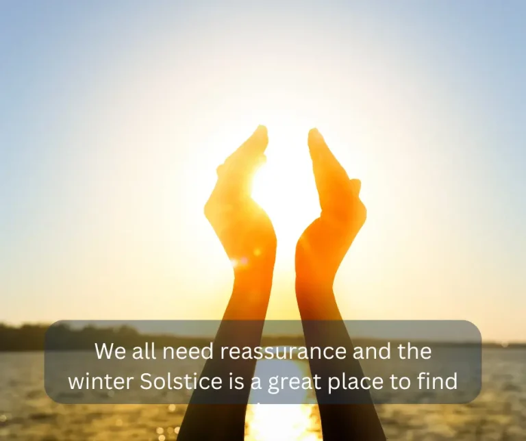 Finding reassurance on the winter Solstice