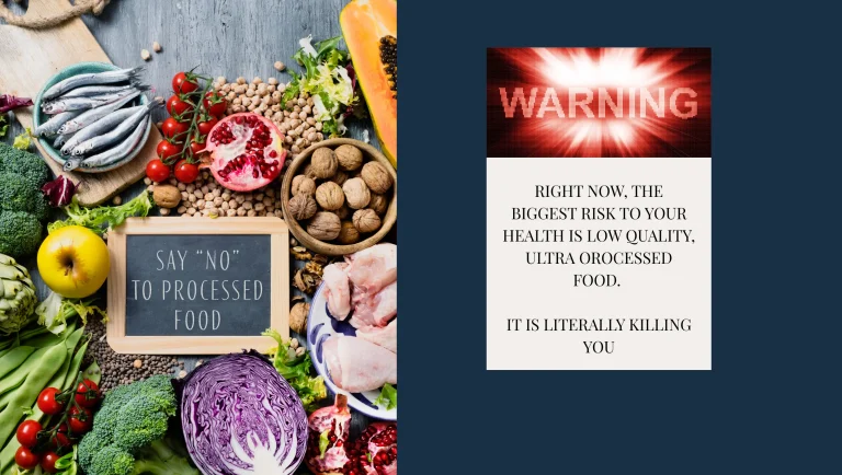 Right now, the biggest risk to your health is what you are eating