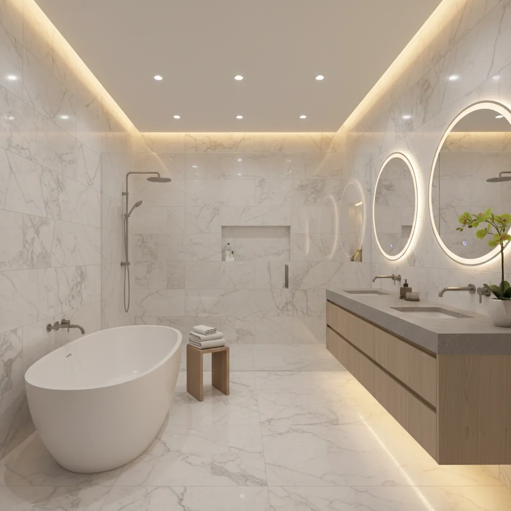 Bathroom remodeler services by Construction Guru LLC